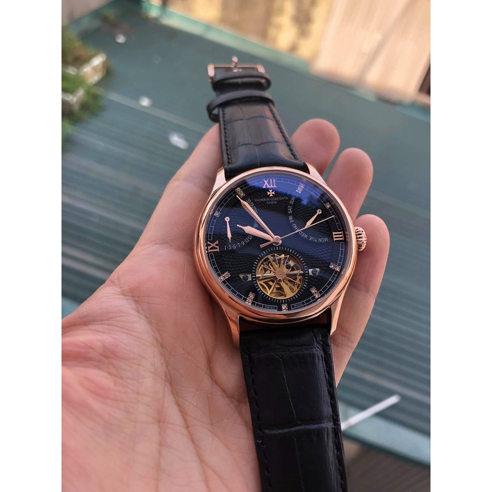 Đồng Hồ Nam Vacheron Máy cơ Automatic Nhật Chạy Full 6 kim Thép 316L