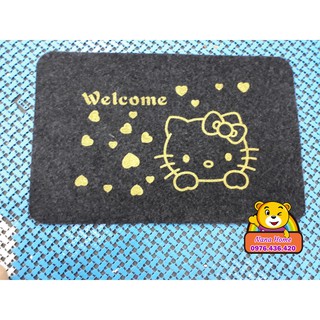 Thảm lau chân hình kitty