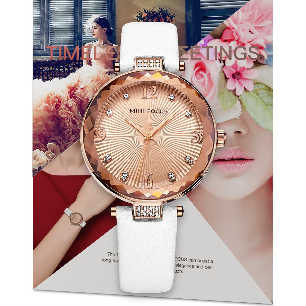 ĐỒNG HỒ NỮ MINI FOCUS 0038L DÂY DA CAO CẤP Bán lẻ giá sỉ