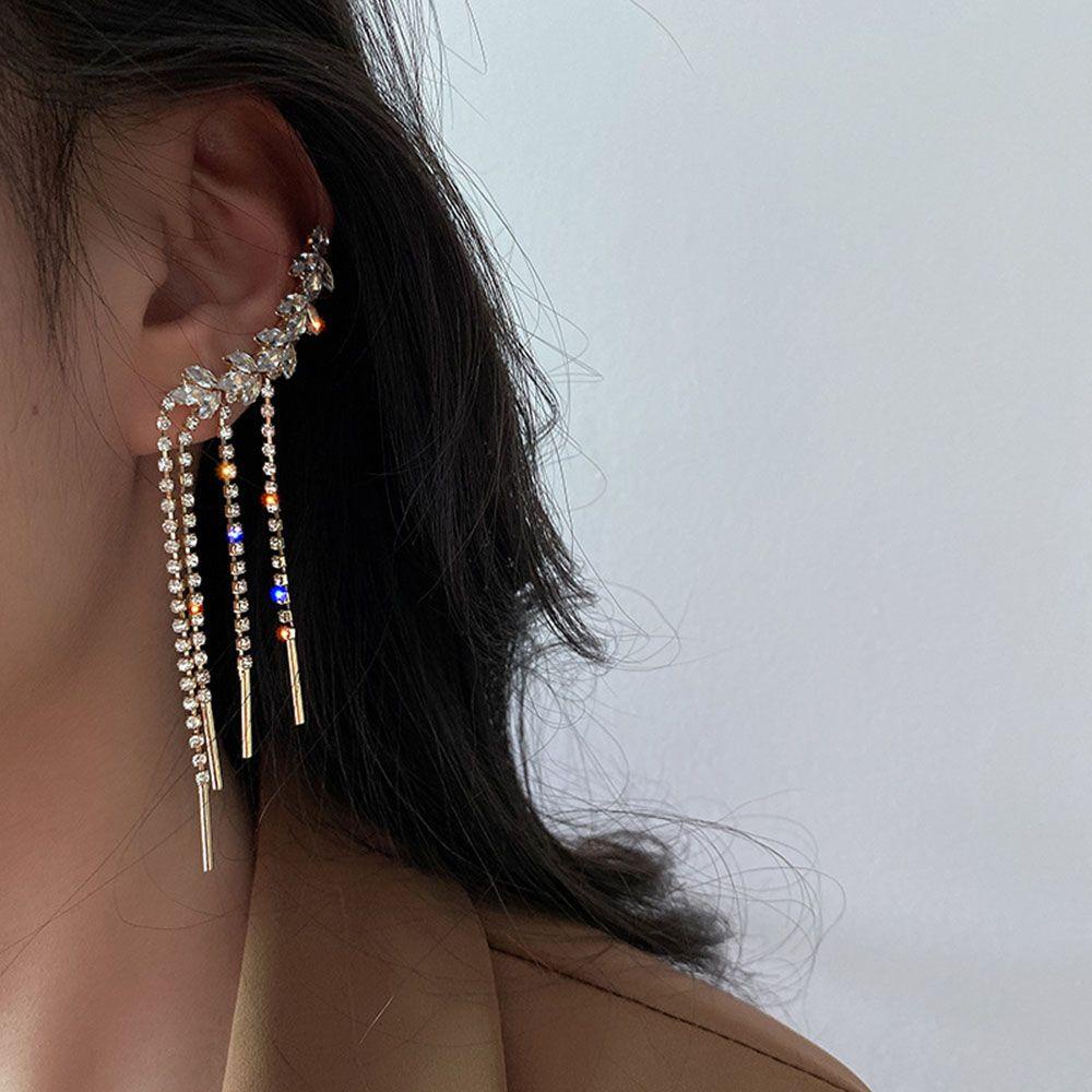 Khuyên Tai Dạng Chuỗi Thời Trang Cho Nữ|Kẹp Sụn Bằng Thép Không Gỉ