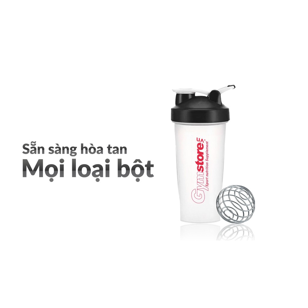 Bình lắc sữa Gymstore.vn Sport Nutrition Supplement Shaker Bottle, 750ml