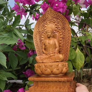 Tượng Phật A DI ĐÀ Gỗ Thơm