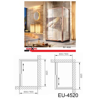 Phòng tắm vách kính EuroKing EU-4520