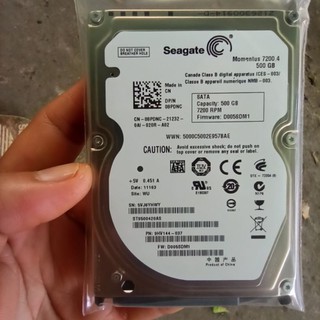 Ổ cứng HDD Laptop 500Gb 1Tb 7200rpm Sata 2.5" chính hãng