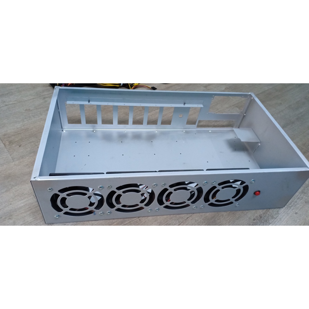 Thùng case 4u + FAN bi chuyên dụng cho máy đào