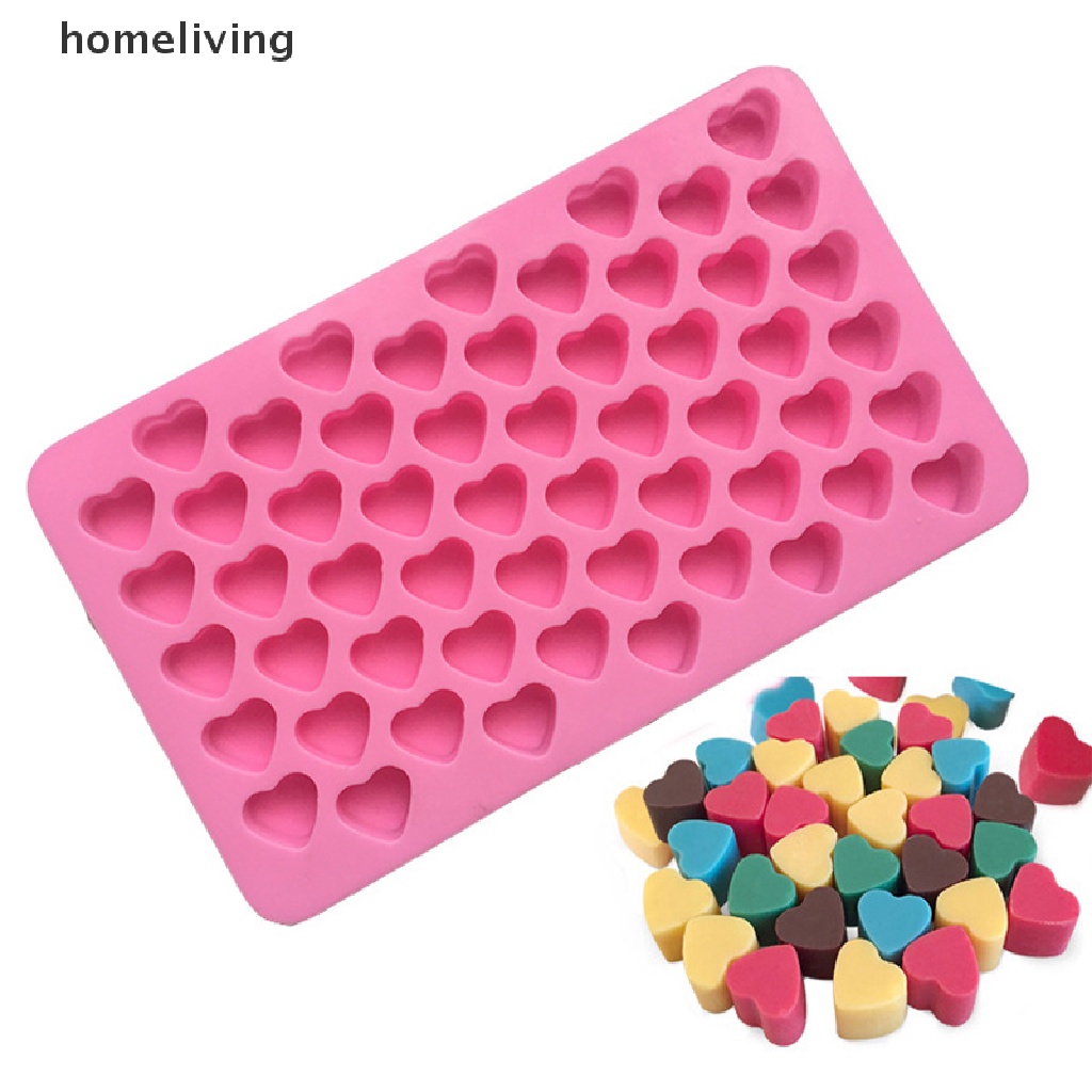 Khuôn Silicone Làm Đá / Sô Cô La / Bánh Kẹo Hình Trái Tim Mini 3D DIY