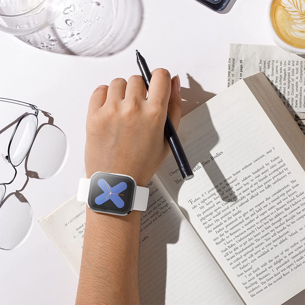 Ninki Ốp Bảo Vệ Màn Hình Chống Thấm Nước Chống Sương Mù Cho Apple Watch Series 8/7/6/SE/5/4 45mm 41mm 40mm 44mm,Waterproof Anti-Fog PC Case Cover for iWatch 8/7 45mm 41mm