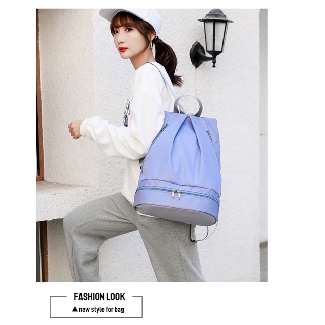 Balo thể thao chống nước nam nữ, có ngăn đựng giày riêng