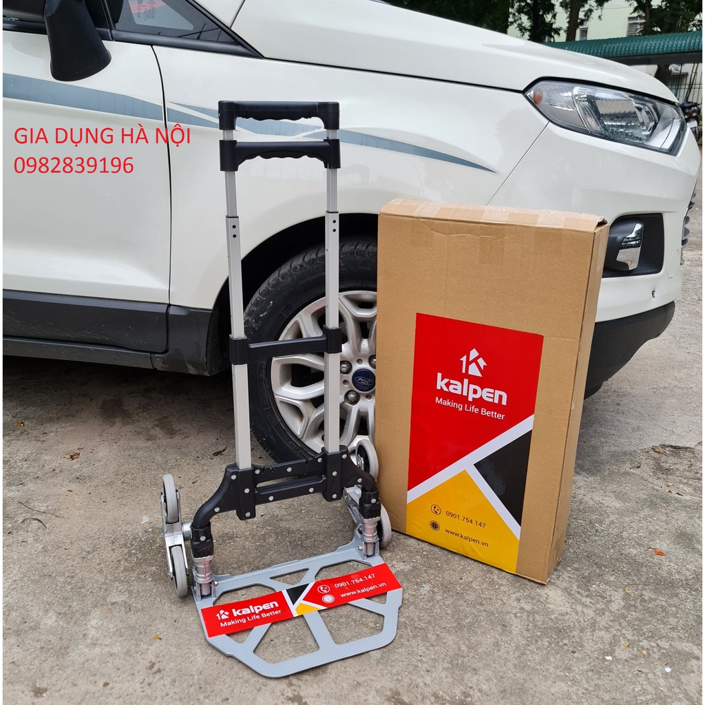 Xe Đẩy Hàng Gấp Gọn Leo Cầu Thang Kéo Hàng Đi Chợ Siêu Thị Đa Năng Mạnh Mẽ Thách Thức Mọi Địa Hình