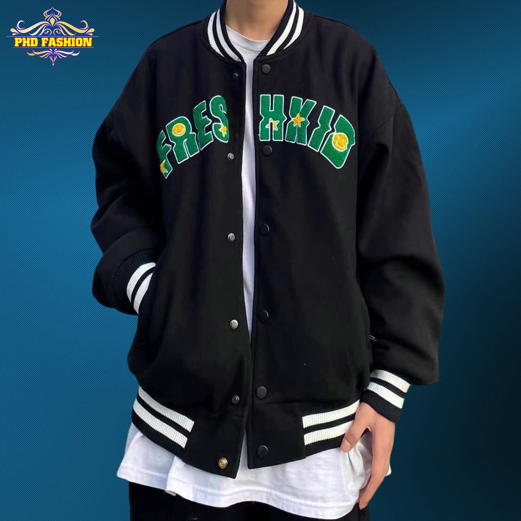 Áo bomber nam nữ chất dù 2 lớp cao cấp không bong tróc chất vải mịn không xù (màu đen), cam kết video kèm ảnh thật phd7 | BigBuy360 - bigbuy360.vn