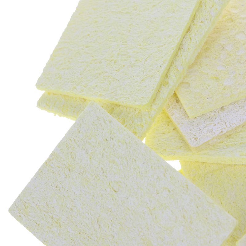 Set 10 Miếng Bọt Biển Làm Sạch Đầu Mỏ Hàn 35mm X 50mm