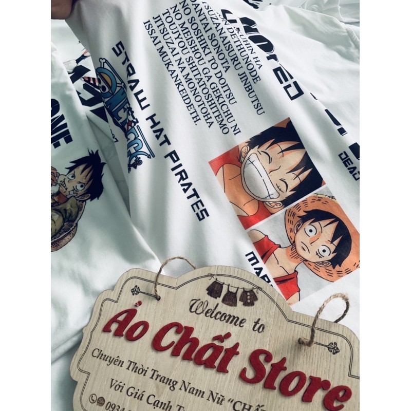 Áo thun One Piece Luffy Wanted siêu đẹp | Áo Luffy truy nã mẫu mới OP191 | Áo Chất Store