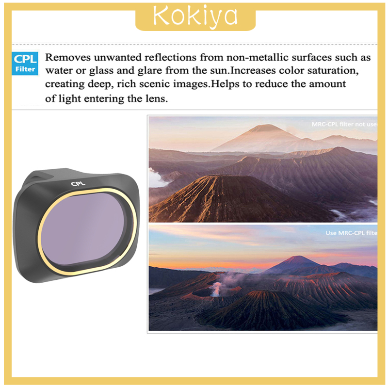 [KOKIYA]Replacement High Quality CPL/ND Lens Filters Fit for DJI Mavic Mini Mini 2 Drone Camera Accessories