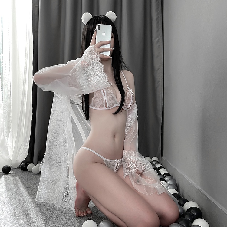 Bộ Đồ Ngủ Trong Suốt kèm bộ đồ lót