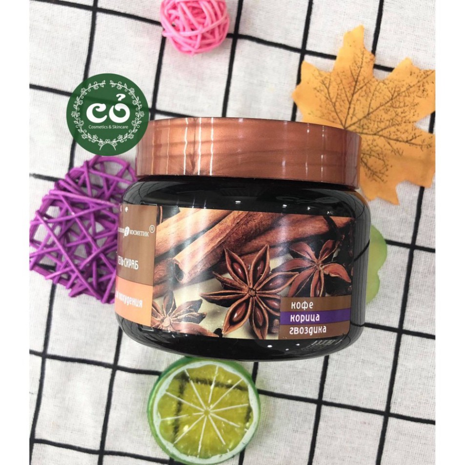 Tẩy Tế Bào Chết Gel Scrub Quế Hồi Coffee Cinnamon Cloves U7