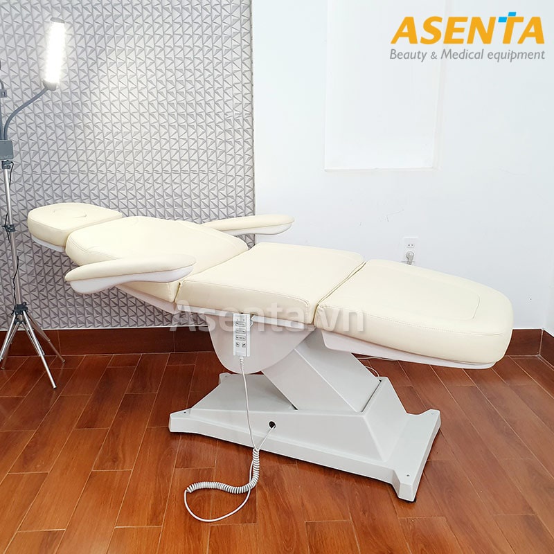 Ghế chỉnh điện, Giường tiêm Filler, botox, tiểu phẫu, thẩm mỹ HMBB-8013 loại 4 động cơ