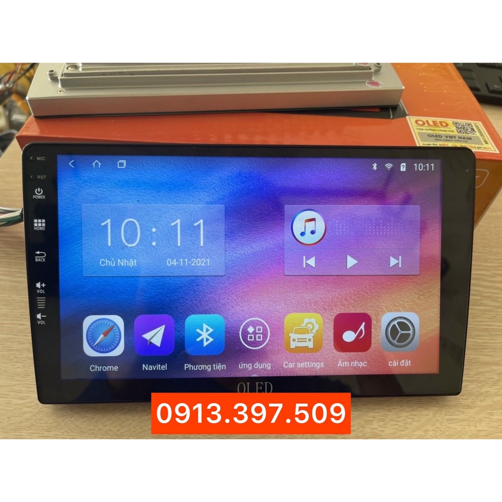 Màn Hình Android OLED C2 Theo Xe KIA SORENTO 2014 - 2020, 10 inch kèm dưỡng và jack zin theo xe
