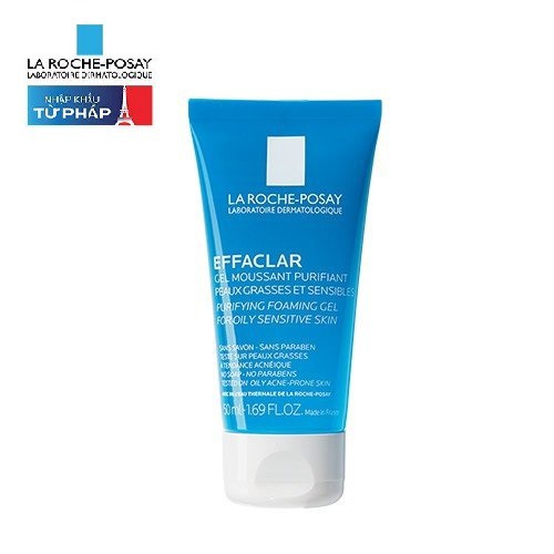 [CHÍNH HÃNG] Gel rửa mặt tạo bọt dành cho da dầu nhạy cảm LA ROCHE-POSAY Effaclar Foaming Gel 50ml | BigBuy360 - bigbuy360.vn