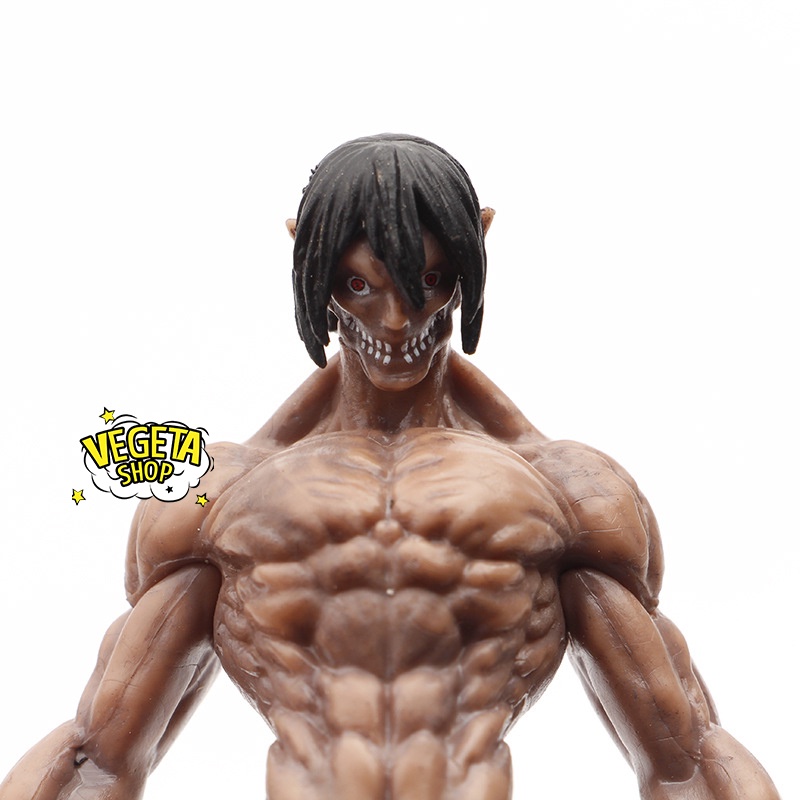 Mô hình Attack On Titan - Titan tiến công Attack Titan - Eren Yeager - Đại chiến Titan - Fullbox - 15cm