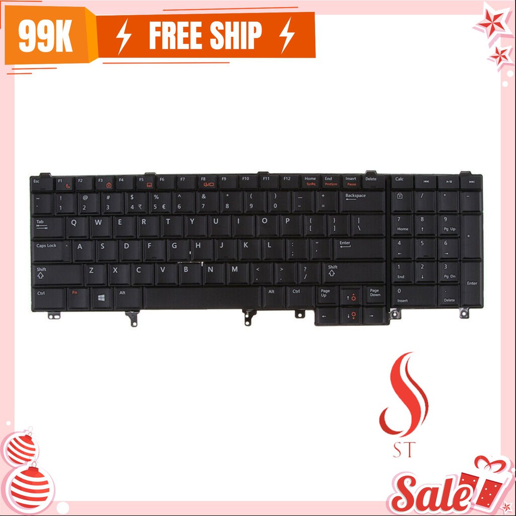 Bàn Phím Laptop Dell Latitude E6520 ❤️FREESHIP❤️ E6530 E5520 E5530 hàng nhập khẩu