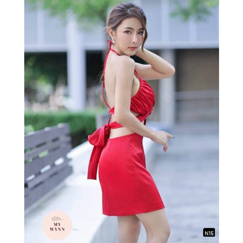 Đầm Body Nữ Cắt Xẻ Hở Bạo Cho Các Nàng Thích Phong Cách Chảy Lửa Nóng Bỏng Quyến rũ Pu