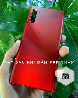 [ Note 10plus / Note 10 ] Miếng Dán PPF Nhám Samsung full lưng