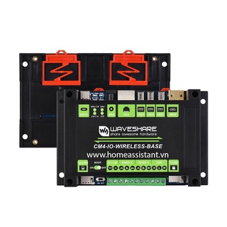 Bo Mạch Mở Rộng Máy Tính Mini Raspberry Pi CM4 -IO-WIRELESS-BASE PLC (Hỗ trợ HomeAssistant) Waveshare