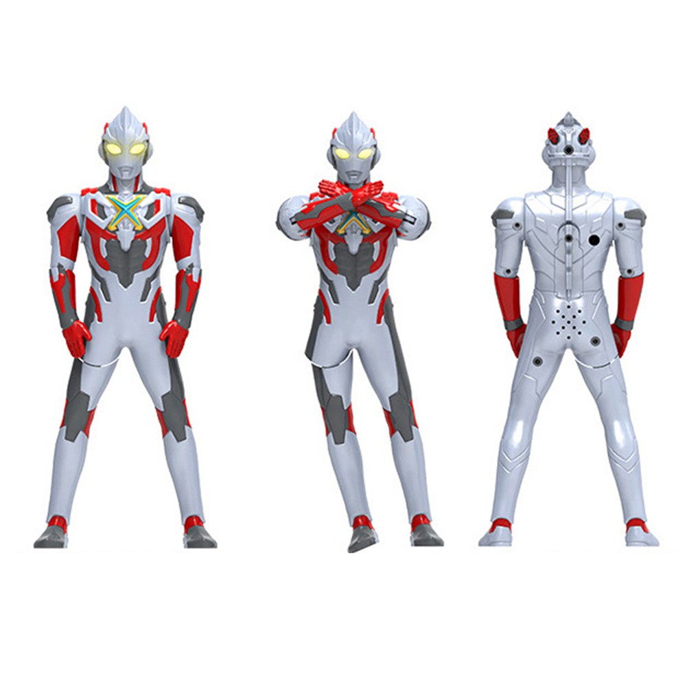 Mô Hình Nhân Vật Lv Ultraman Tiga Hy Lạp Có Đèn Led