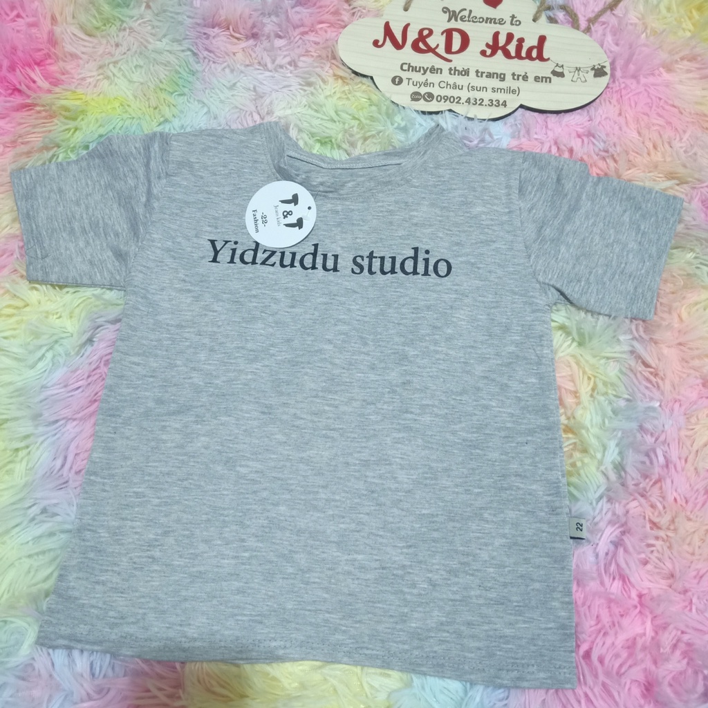 Set Quần Jean Suông Áo Thun Dài Tay Cho Bé Gái 25-35kg - Set Quần Bò Áo Cotton Co Dãn Mềm-Cá Tính - N&D Kids