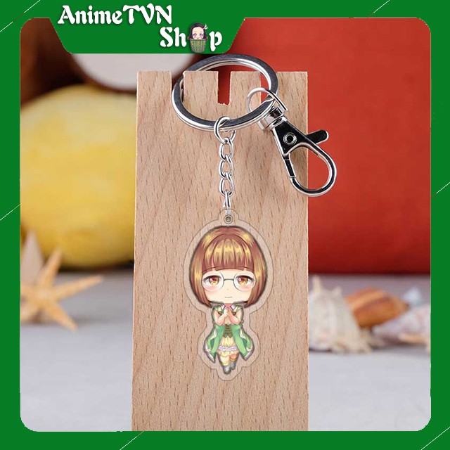 Móc khoá Mica anime Violet Evergarden (Loại Treo nhân vật) - Nhựa Cứng Acrylic In 2 mặt sắc nét ( ảnh thật )