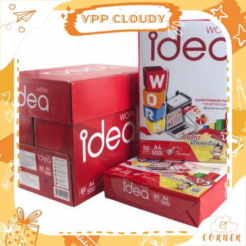 Giấy A4 IDEA 80gsm 💖 𝑭𝑹𝑬𝑬𝑺𝑯𝑰𝑷 💖