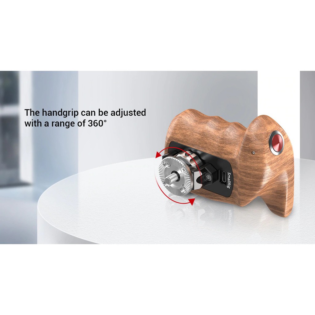 Tay cầm SmallRig Right Side Wooden Hand Grip with Record StartStop Remote Trigger for Sony Mirrorless Cameras HSR2511 | BigBuy360 - bigbuy360.vn