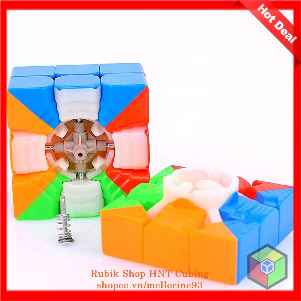 Rubik 3x3 Yuxin Little Magic M 2020 Có Sẵn Nam Châm (Nhựa Bóng, Kiểu Mới) Khối Lập Phương Rubic 3 Tầng