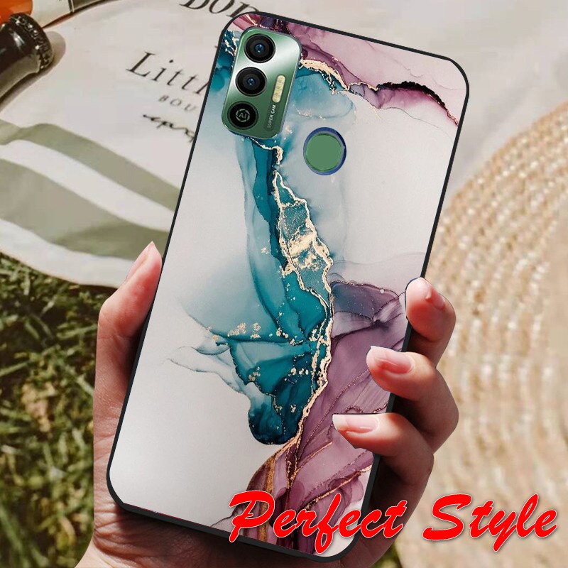 Ốp lưng Phủ bóng Vân Đá Tecno pova 2 3 Spark 7 7T Spark 6 go Pop 5 LTE Spark 8c