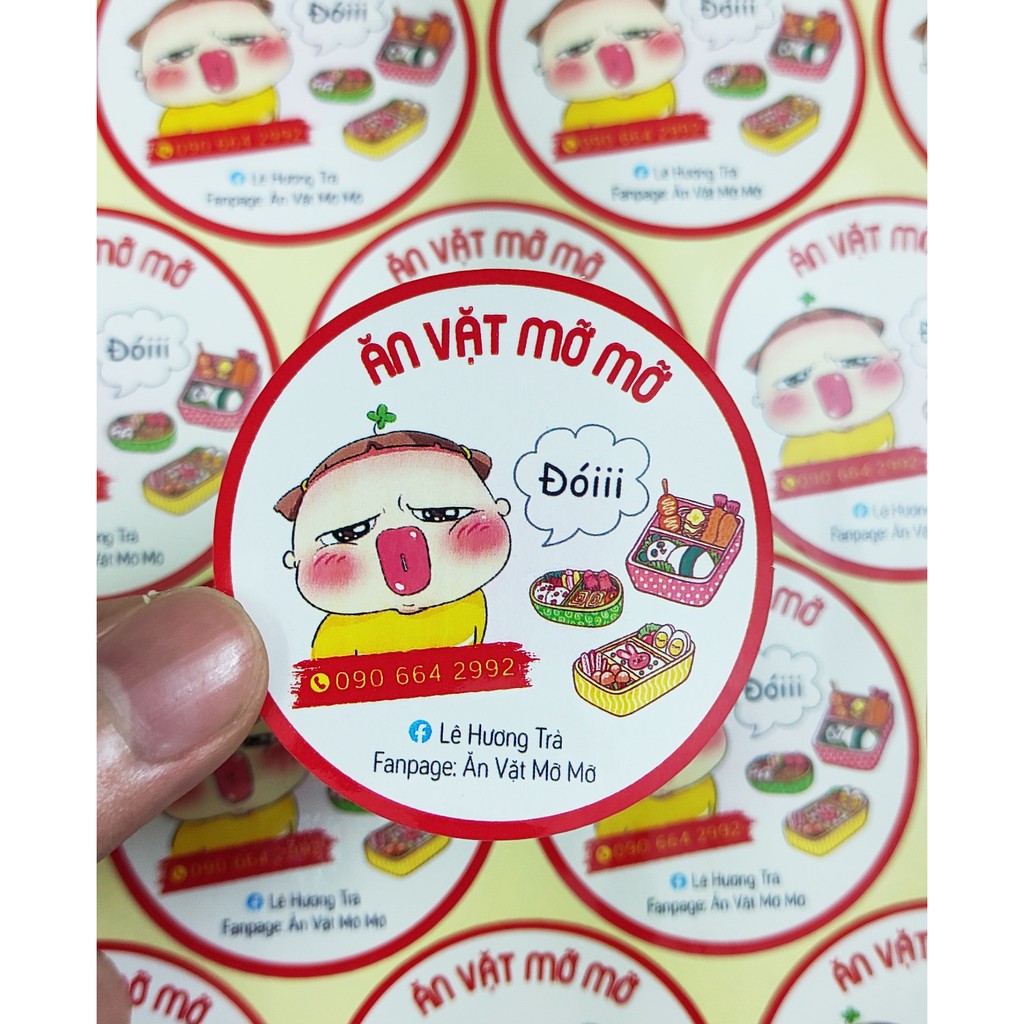 In tem giấy 20 tờ a3 giá cực rẻ, thiết kế theo yêu cầu