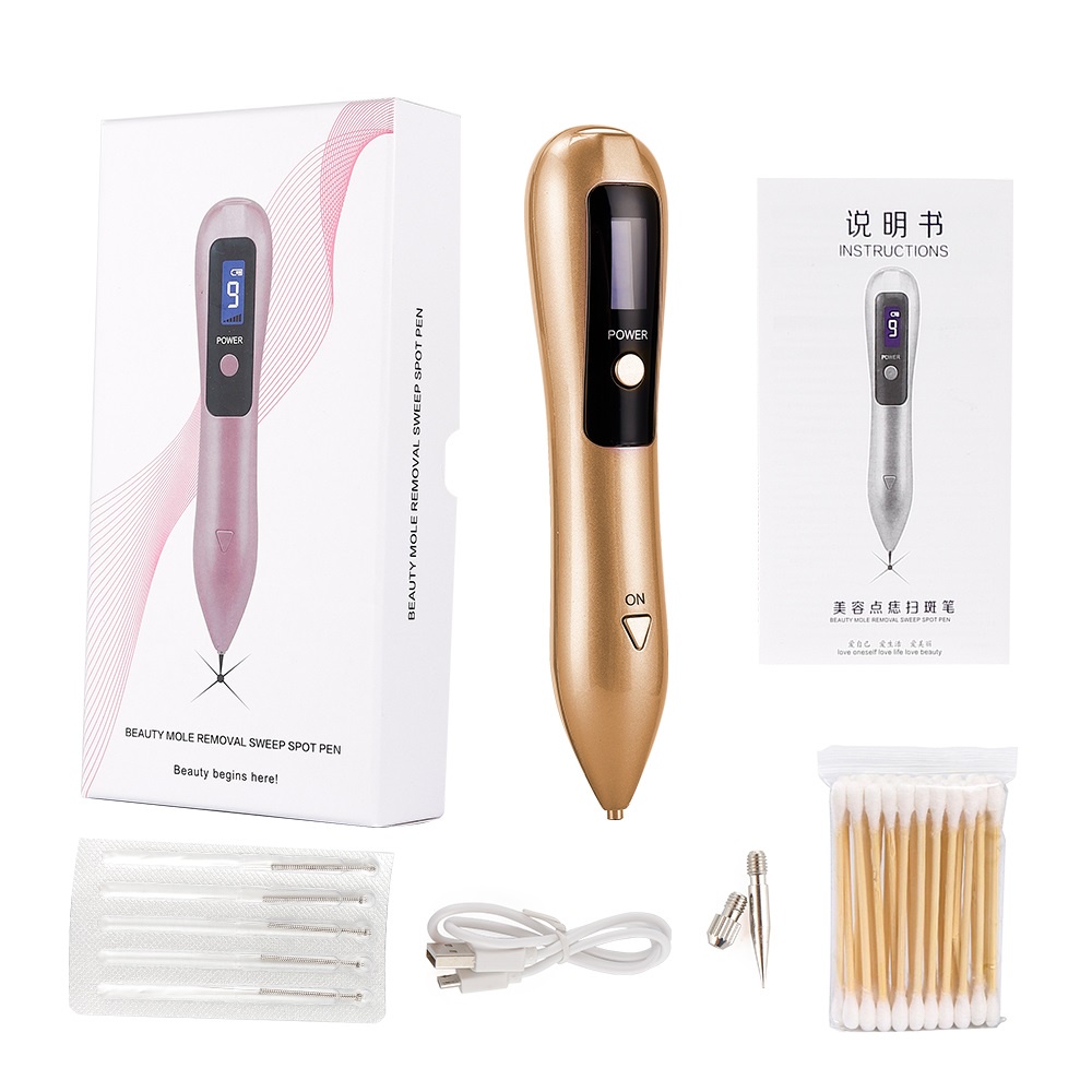 Foreverlily Multi purpose laser pen for removing nevus tattoo spot and eyebrow with beauty instrument free Cotton swab