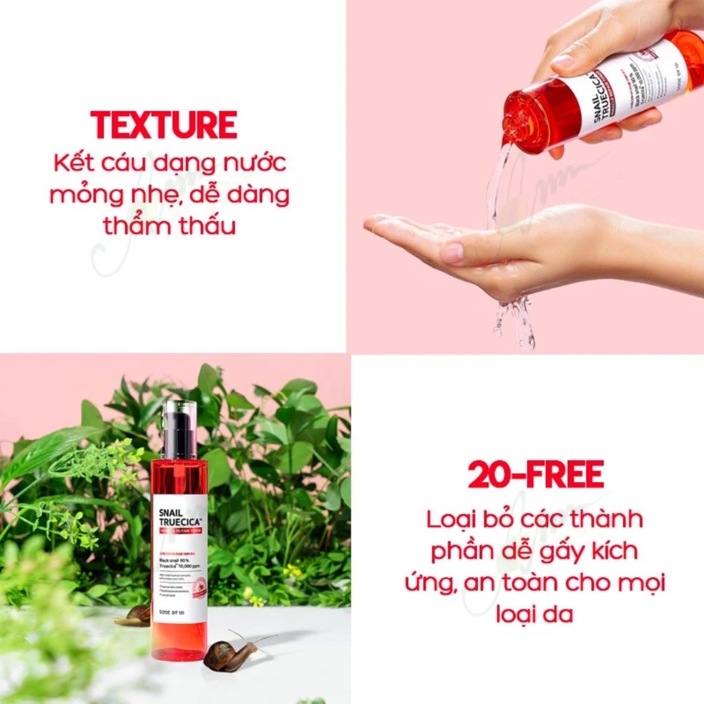 Nước Cân Bằng Some By Mi Snail Truecica Miracle Repair Toner 135ml