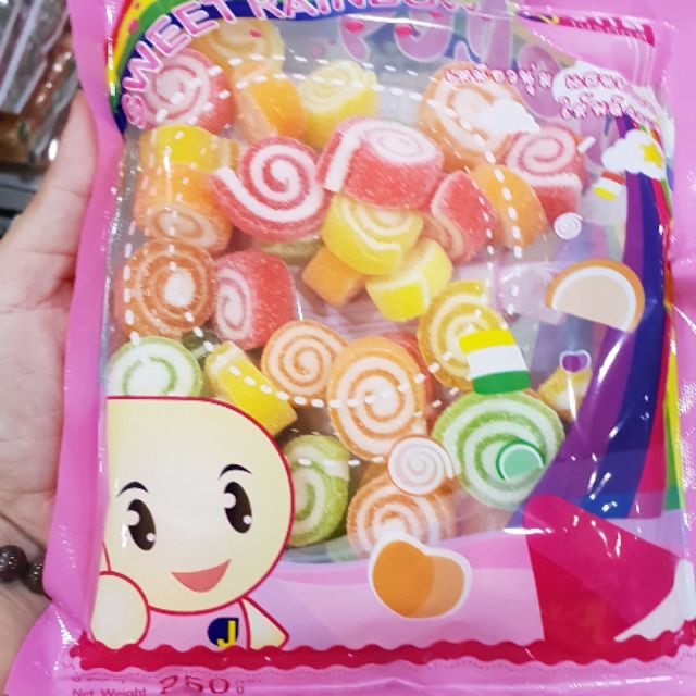 Kẹo dẻo bọc đường Thái Lan ( có sẵn)