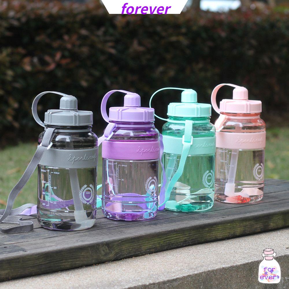 Bình nước có ống hút bằng nhựa không chứa BPA dung tích 600-2000ml