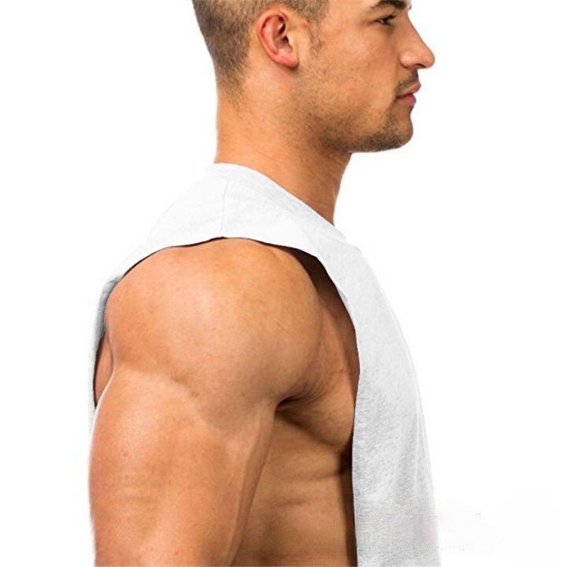 [ GYMEN ] Áo ba lỗ nam tập gymTank Top Côtton Cao Cấp Nhiều Màu Form Rộng Cổ Tròn Thun Lạnh Tập Vải Thoáng Nhanh Khô Big Size Co Giãn Chuẩn Form Chạy Bộ Chuyên Bóng Rổ Bóng Đá Cầu Lông
