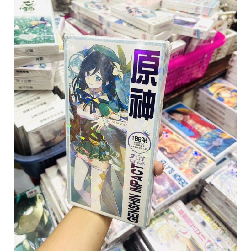 bộ poscard genshin impact 180 ảnh