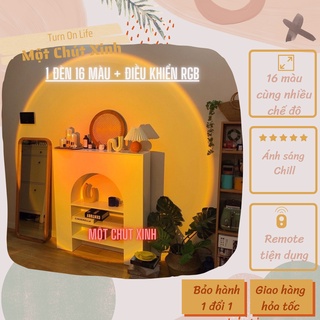 [1 ĐÈN 16 MÀU - REMOTE] Đèn chiếu Hoàng hôn sunset lamp