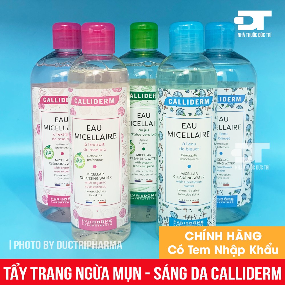 Nước Tẩy trang Calliderm Eau Micellaire Nhập Khẩu Pháp