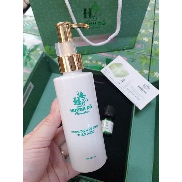 DUNG DỊCH VỆ SINH⚡HUỲNH ĐỖ ⚡CHÍNH HÃNG +TẶNG KÈM NƯỚC HOA VÙNG KÍN (CHAI 150ML)