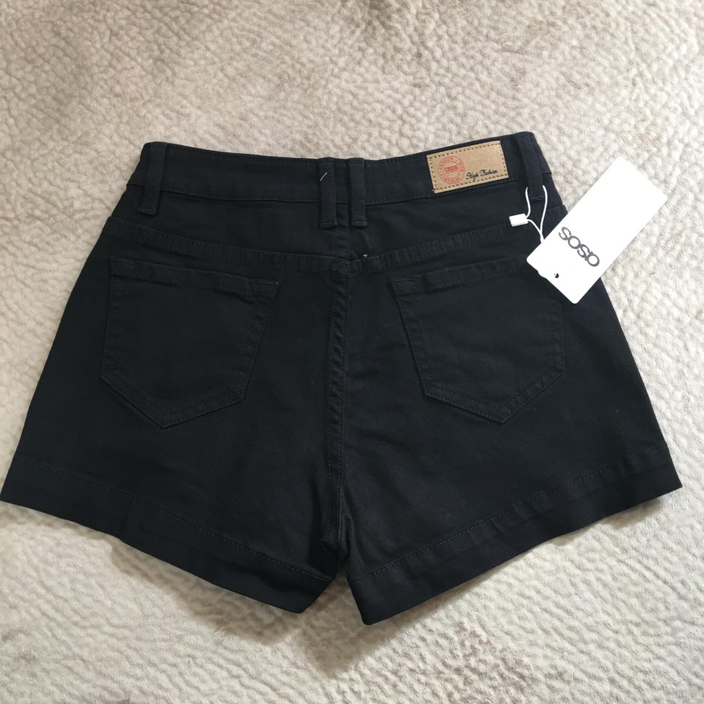 Short jean đen ASOS