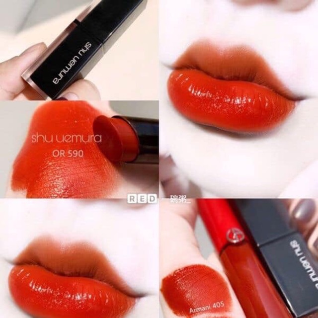 Son Lì Shu Uemura Có Dưỡng - Mã OR 590 #CHERRY