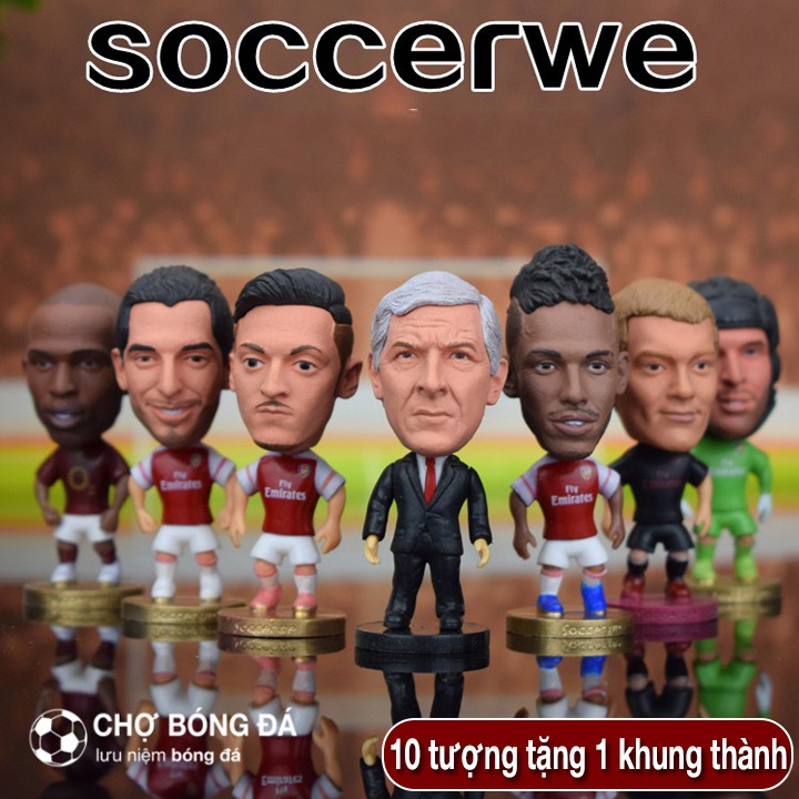 Mô hình tượng cầu thủ Clb Arsenal 6,5cm Soccerwe