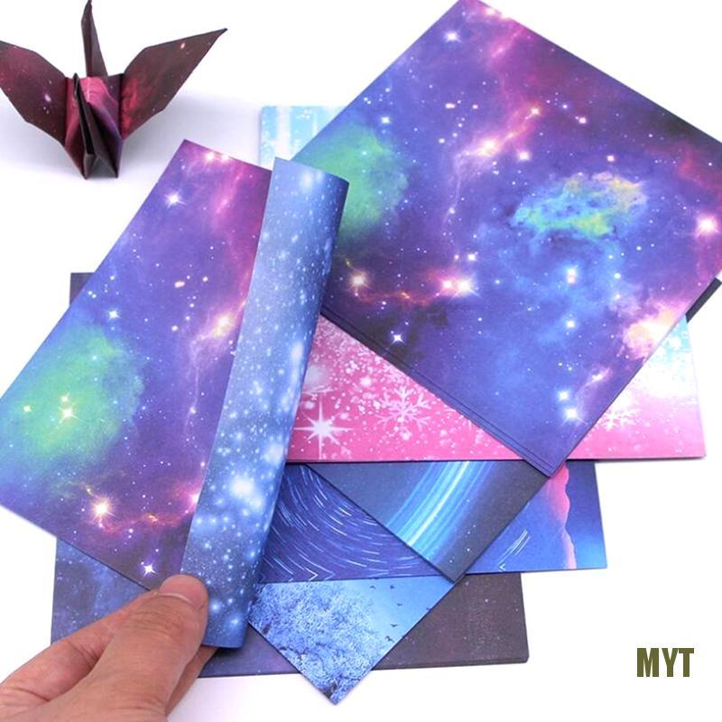 Bộ 60 / 65 Giấy Gấp Origami Hai Mặt Họa Tiết Hoa Và Ngôi Sao Diy