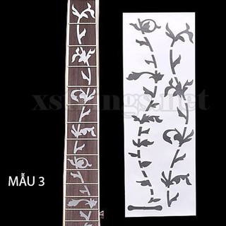 Miếng dán khảm cần đàn guitar (hình lá)