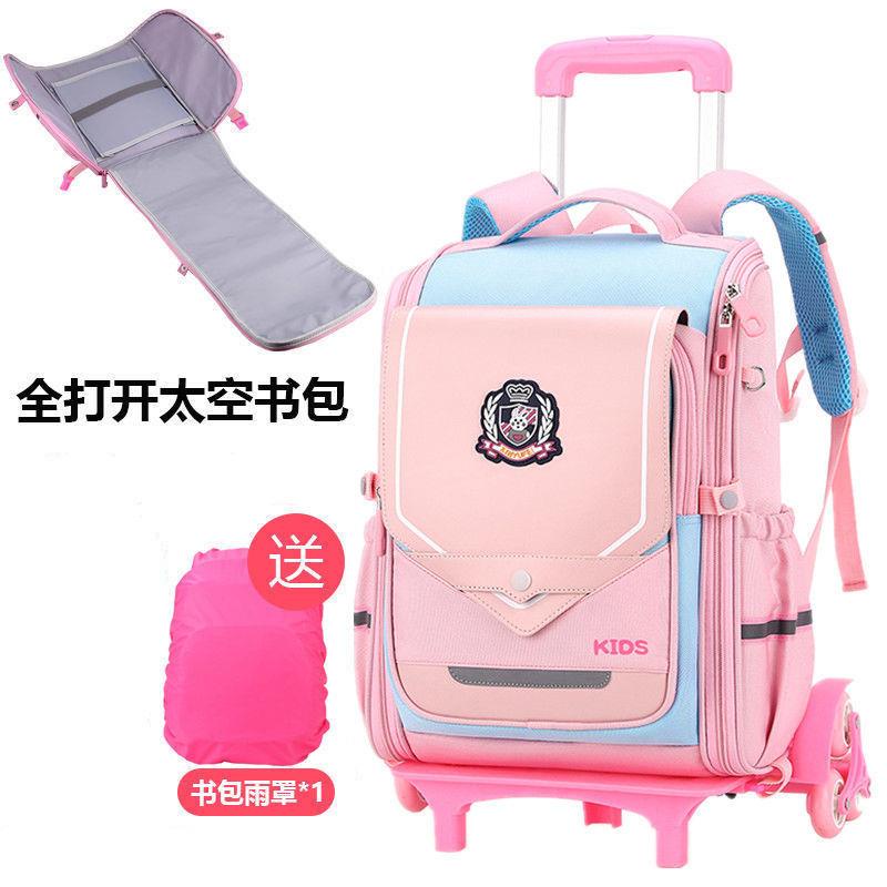 Ba Lô Đi Học Có Bánh Xe Kéo Hai Cách Sử Dụng Kích Thước Lớn 1-23-6 Cho Học Sinh Tiểu Học